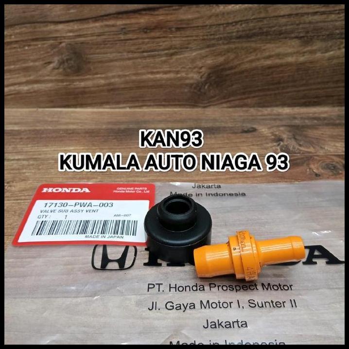 GRATIS ONGKIR VALVE PCV VALVE VENTILATOR PCV HONDA JAZZ GD3 IDSI VTEC CITY GD8 IDSI VTEC ORIGINAL 17