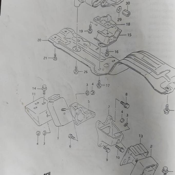 TRANS MOUNTING VITARA - ESCUDO - SIDEKICK 1992-2001