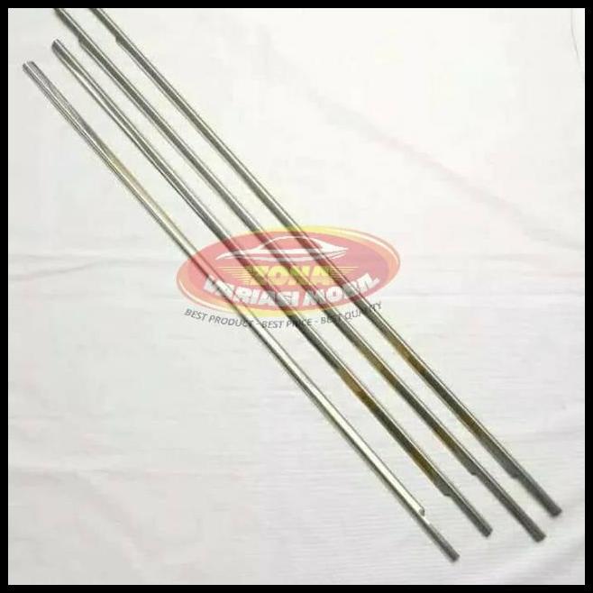 GRATIS ONGKIR LIST KACA SAMPING MOBIL KIJANG NEW KAPSUL LGX 1997 SD 2004 BESI STAINLESS CHROME 