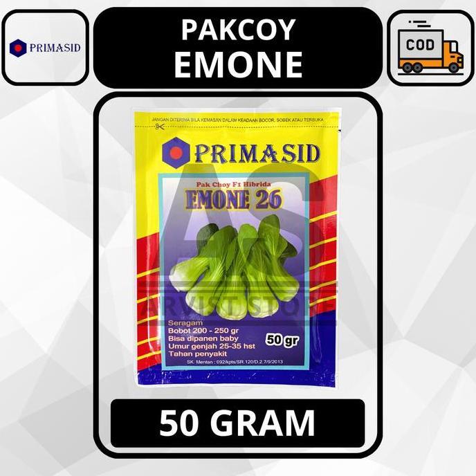 Benih Pakcoy F1 Hibrida EMONE 50 Gram Primasid