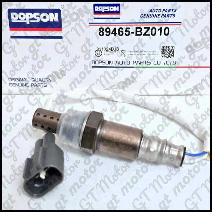 TERBARU DOPSON SENSOR OXYGEN  OKSIGEN AVANZA 2004-2006 F601 K3VE 1.3 1.3CC 89465-BZ010 