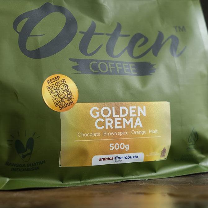 Toneoo- Golden Crema - Kopi House Blend 500Gr - Commercial Blend Otten Coffee
