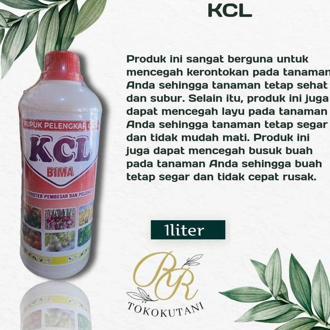 KCL Cair Pupuk Lengkap untuk Pertumbuhan Anti Layu dan Rontok 1liter