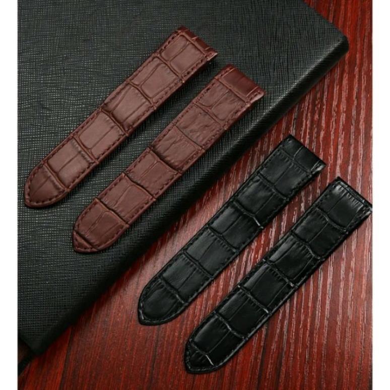 Strap Tali Kulit Jam Tangan Pria Wanita Tali Kulit Jam Cartier Santos