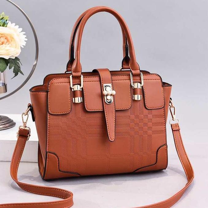 Handbag Wanita Tas Kondangan Wanita Elegan Jinjing Samping Terbaru Kerja Ibu Slempang Simple Import 