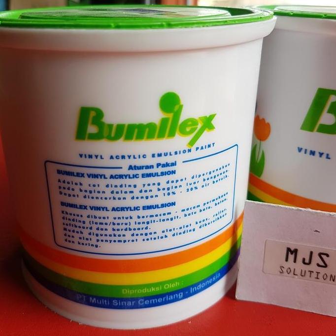 Pageup- Cat Tembok Bumilex 1 Kg Cat Murah Plafon Dinding Gypsum Putih Hitam