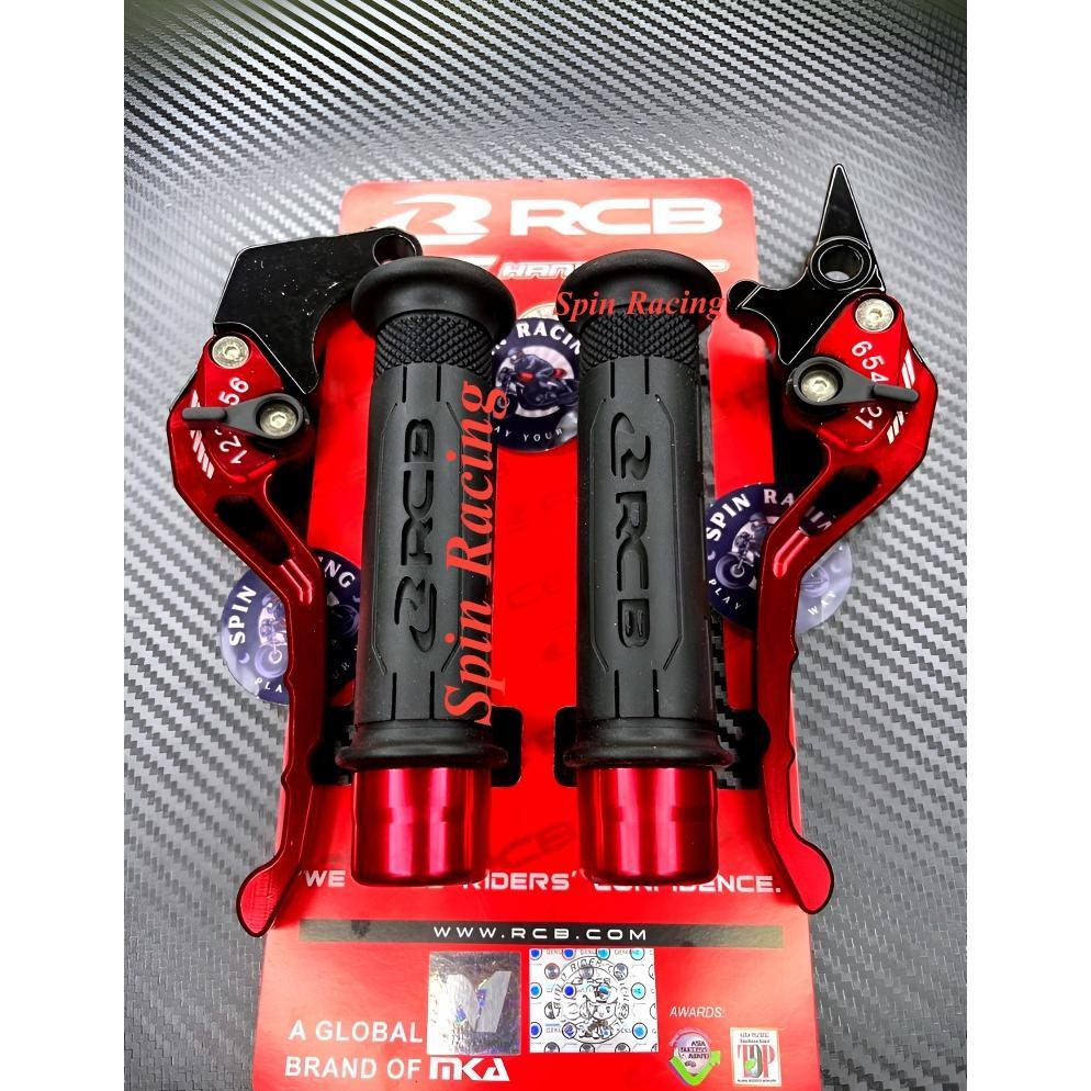 ABIMAYUSHOP HANDGRIP RCB ORIGINAL RCB HG77 + JALU STANG BULAT MODEL ARM AKN CNC + HANDLE REM STELAN 