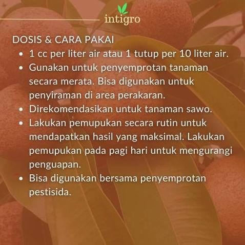Pupuk Sawo Agar Cepat Berbuah Lebat Booster Pelebat Buah Sawo Manila Formula Hormon ZPT Pemacu Peran