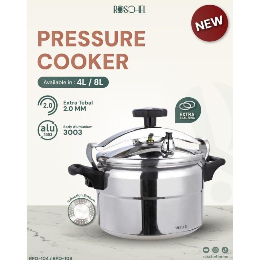 Roschel Panci Presto Aluminium Induksi
