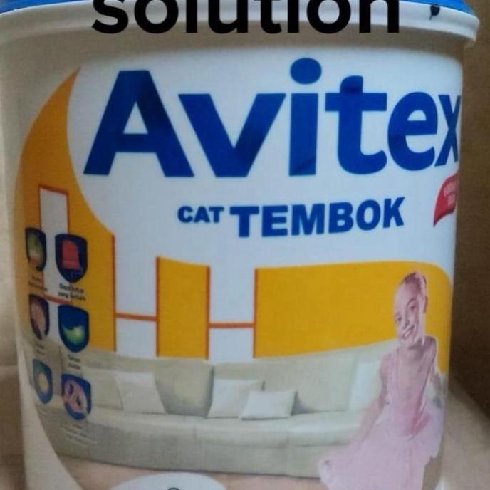 NEW Cat Tembok Avitex 5kg 5 kg Cat dinding Putih Galon avitex Ready Putih