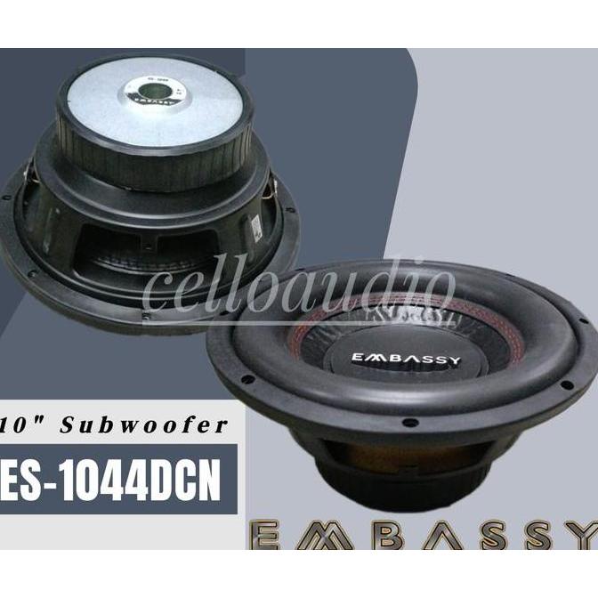 Subwoofer 10 Inch Embassy ES-1044 Double Coil Subwoofer Mobil Embassy 10" ES 1044