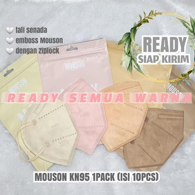 1 Pack Masker Mouson Kn95 / Mouson Mask Isi 10Pcs