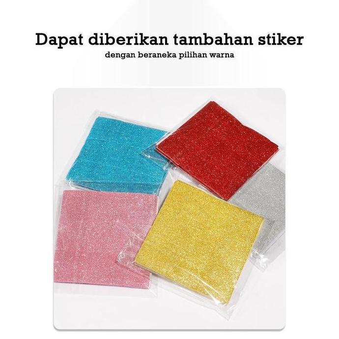 Pageup- (Beli 10 Gratis 1) Wallpaper 3D Foam 5Mm / Wallpaper Dinding 3D Motif Foam Batik Bunga More 