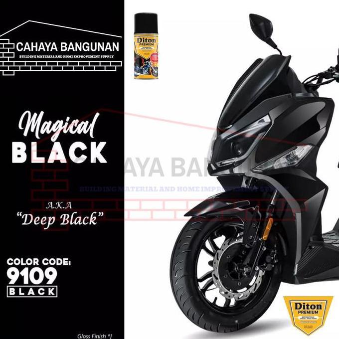 Pageup- Pylox Diton Premium Black 9109 Hitam Kilap Glossy Black Gloss