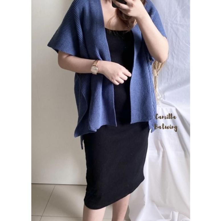original cardigan rajut oversize camilla batwing/outer cardy rajut premium store09 murah