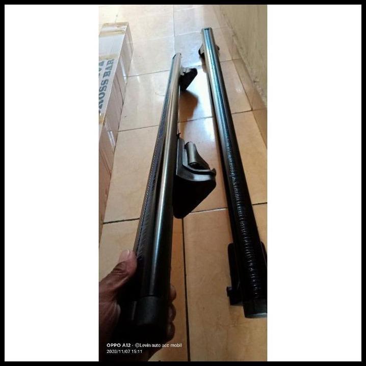 HOT DEAL CROSSBAR / SPORT RACK / ROOF RACK JEPIT ROOF RAIL / REL RUSH TERIOS BRV FORTUNER PAJERO CAR