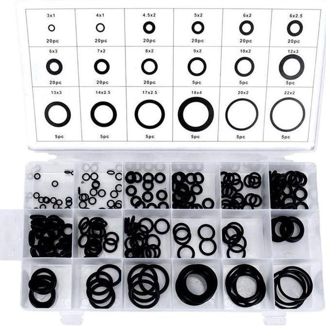 1200 PCS Sil O Ring Karet Seal O ring PCP Sil Oring Karet Seal Oring 1 Set Sil Oring Box Hidrolik