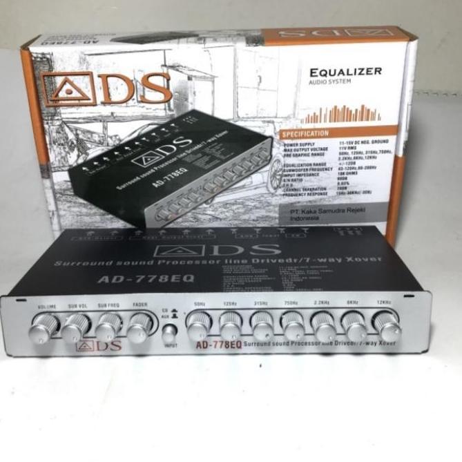 PARAMETRIK ADS AD-778 EQ 7 WAY SURROUND SOUND PROCESSOR