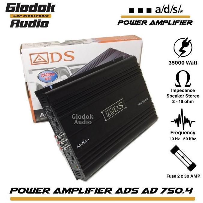 Power Amplifier Mobil ADS AD 750 .4 Mosfet