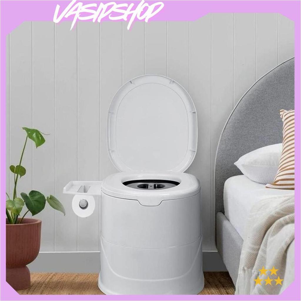 Closet Toilet Duduk Portable + Ember Untuk Lansia & Ibu Hamil - Toilet Duduk Portable Ibu Hamil Lans