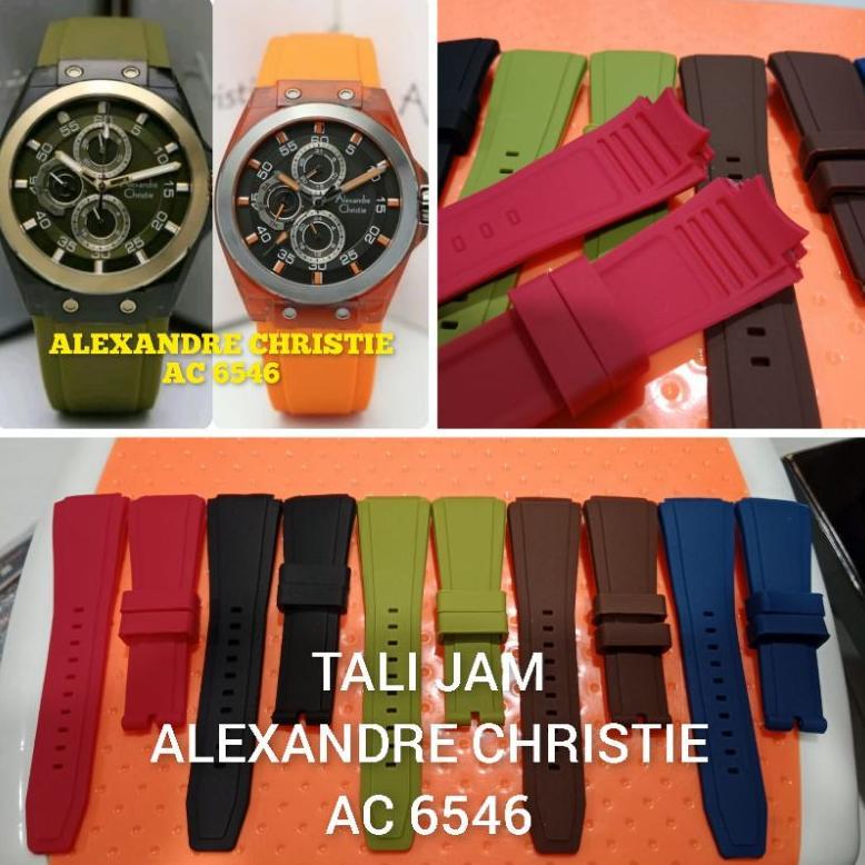 Tali Jam Tangan Karet Alexandre Christie AC 6546