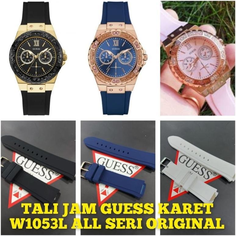 Tali jam tangan karet Guess W1053L All seri original