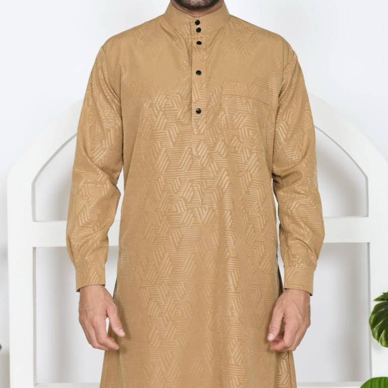termurah jubah slimfit pria premium, jubah motif kotak, jubah pria muslim, jubah gamis fourmonth sli