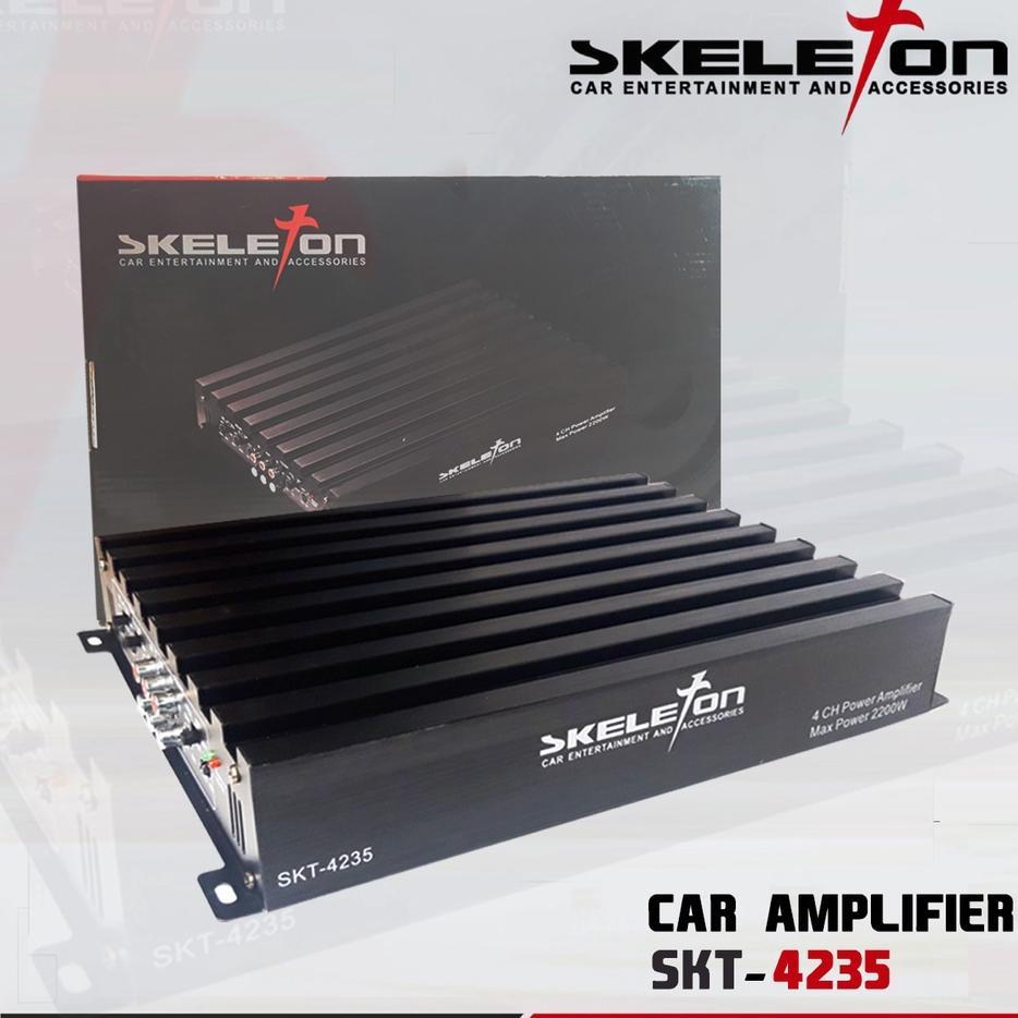 Power Mobil Amplifier 4 Channel Bass Audio Skeleton