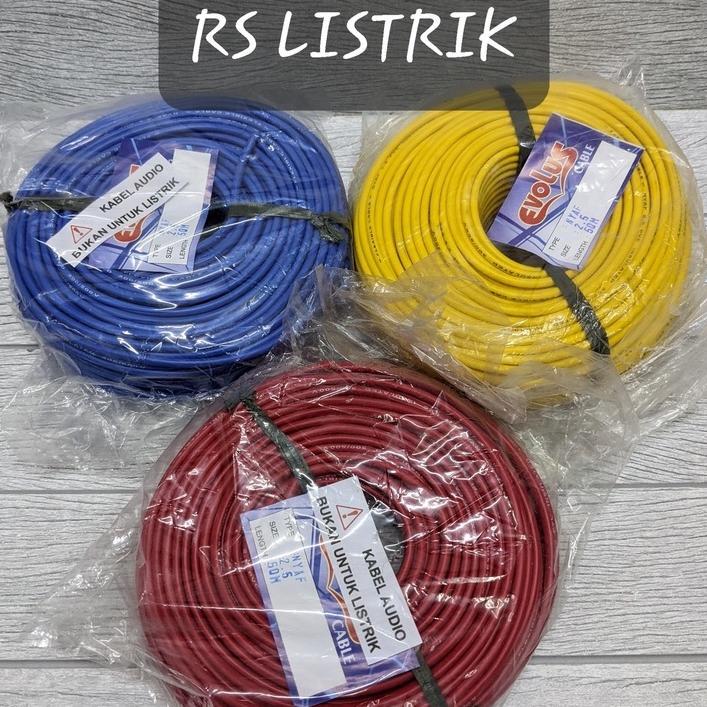 Kabel Nyaf 2,5Mm Serabut 50Meter Kabel Tunggal Serabut