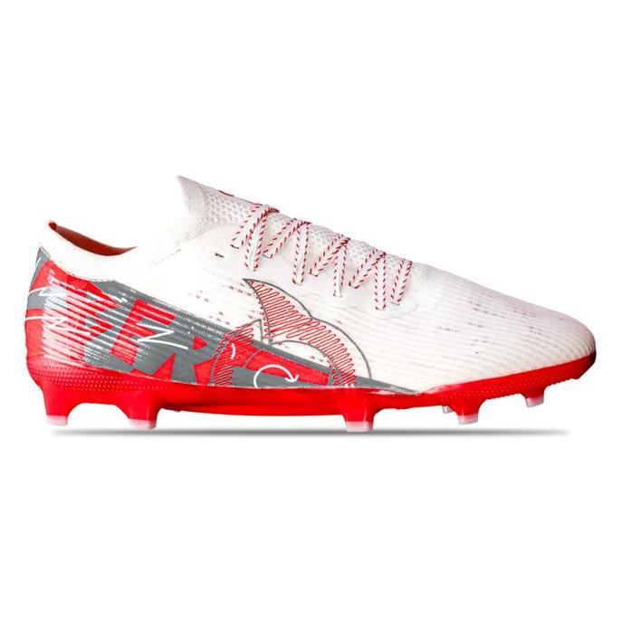 Sepatu Bola Ortuseight X Rank Sports Catalyst Liberte V4 Fg Se - White/Ortred/Grey