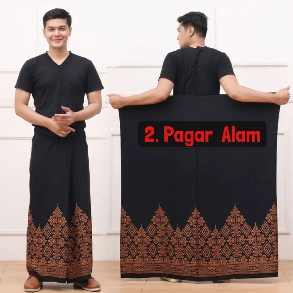 hemat best seller sarung hitam dewasa goyor batik motif bahan rayon original lembut tebal santri put