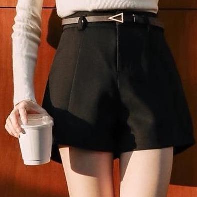 Celana Pendek Short Pants Highwaist Free Belt Mx871 Pasti Diskon