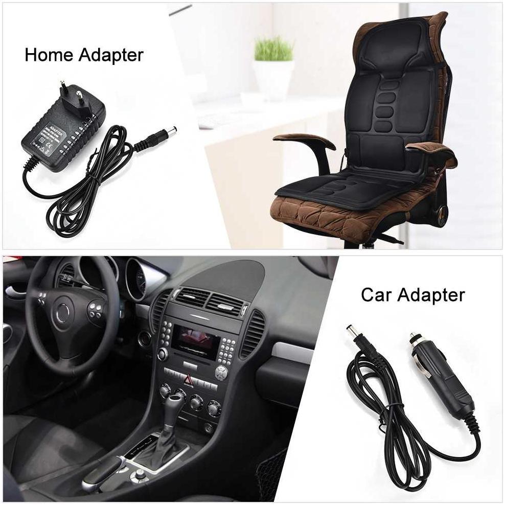 Terbaru Kursi Pijat Getar Elektrik Terapi Massage Portable Pijit Leher Punggung Pinggang Paha Full B