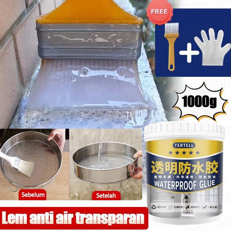 Lem Anti Air Anti Bocor Lem Bening Transparan Lem Waterproof Super Kuat Anti Bocor Atap Rumah Tahan 