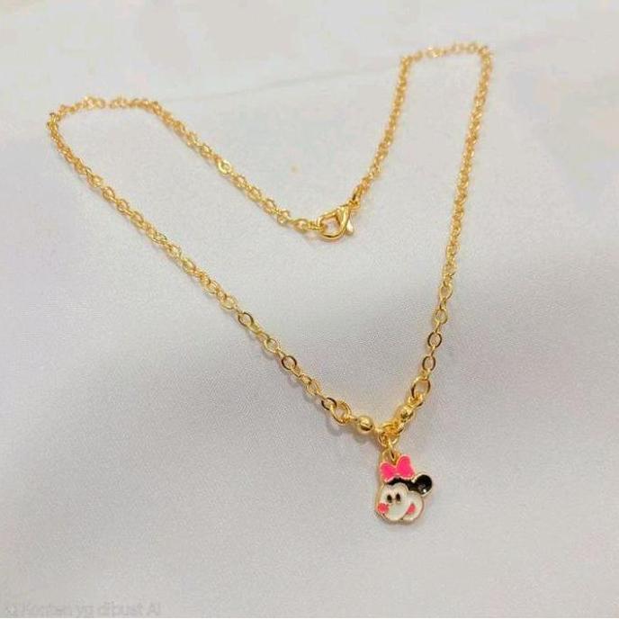 NAFELASHOP6 - KALUNG WANITA PLUS LIONTIN AKSESORIS PERHIASAN WANITA