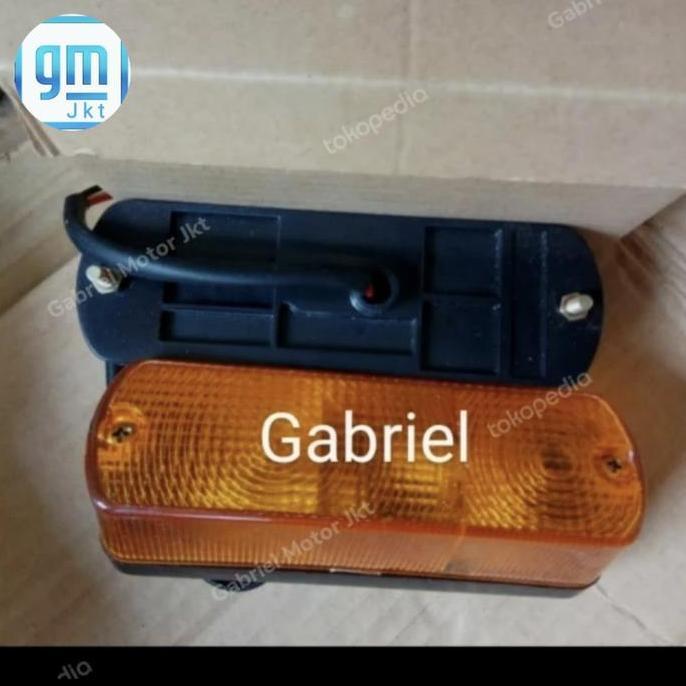 TERLARIS lampu sen forklift alat oval -set 2pcs BISA GRAB