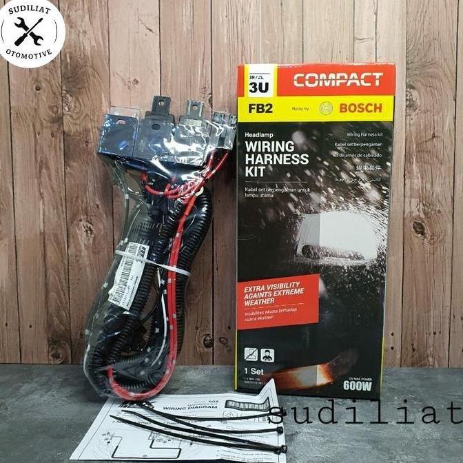 Krisna_satu7 - KABEL RELAY SET LAMPU BOSCH FB2 LAMPU DEPAN HEADLAMP H4 MOBIL3 RELAY