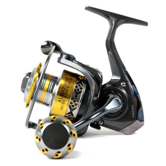 TERBARU - REEL PANCING EXORI ALMAZ 2000 3000 5000 REEL SPINNING ALUMINIUM SPOOL BIG BAIL ARM ALUMINI