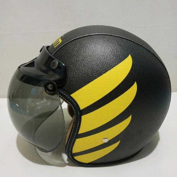 HELM BOGO DEWASA OJOL MAXIM HITAM