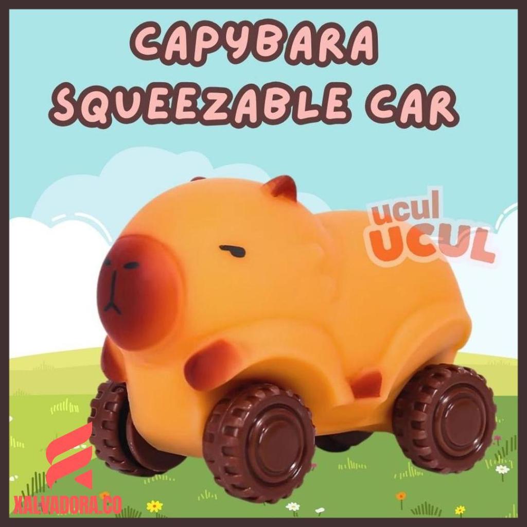 Diskon [Ucul Ucul] Mainan Mobil Gantungan Squishy Capybara Stress Relieve