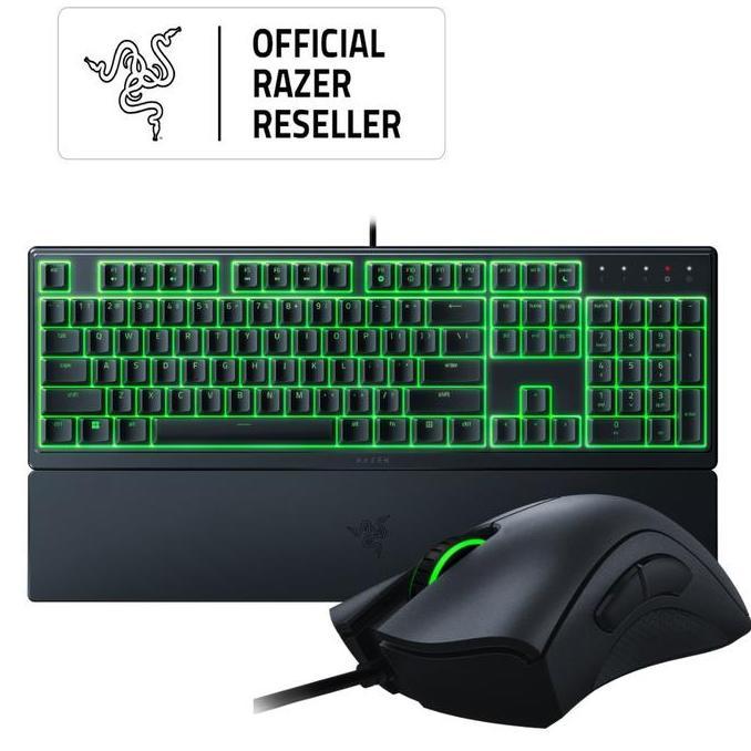 rohimjanuari - razer deathadder essential black + razer ornata v3x bundle