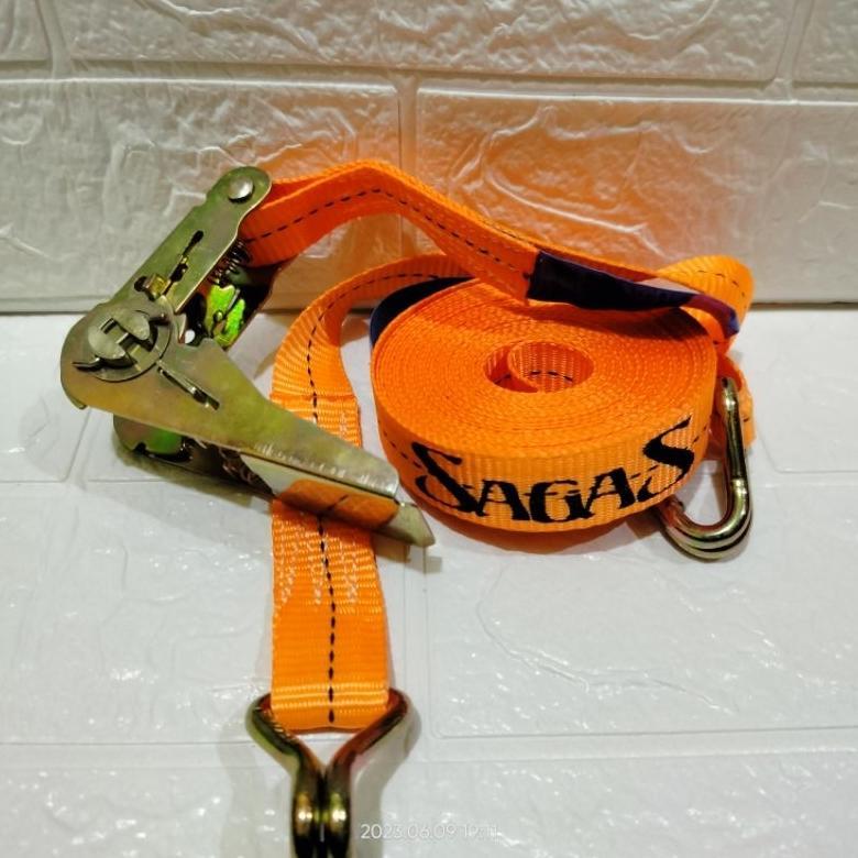 treck belt 6 meter 1inch, tali pengikat , sabuk pengaman,track belt