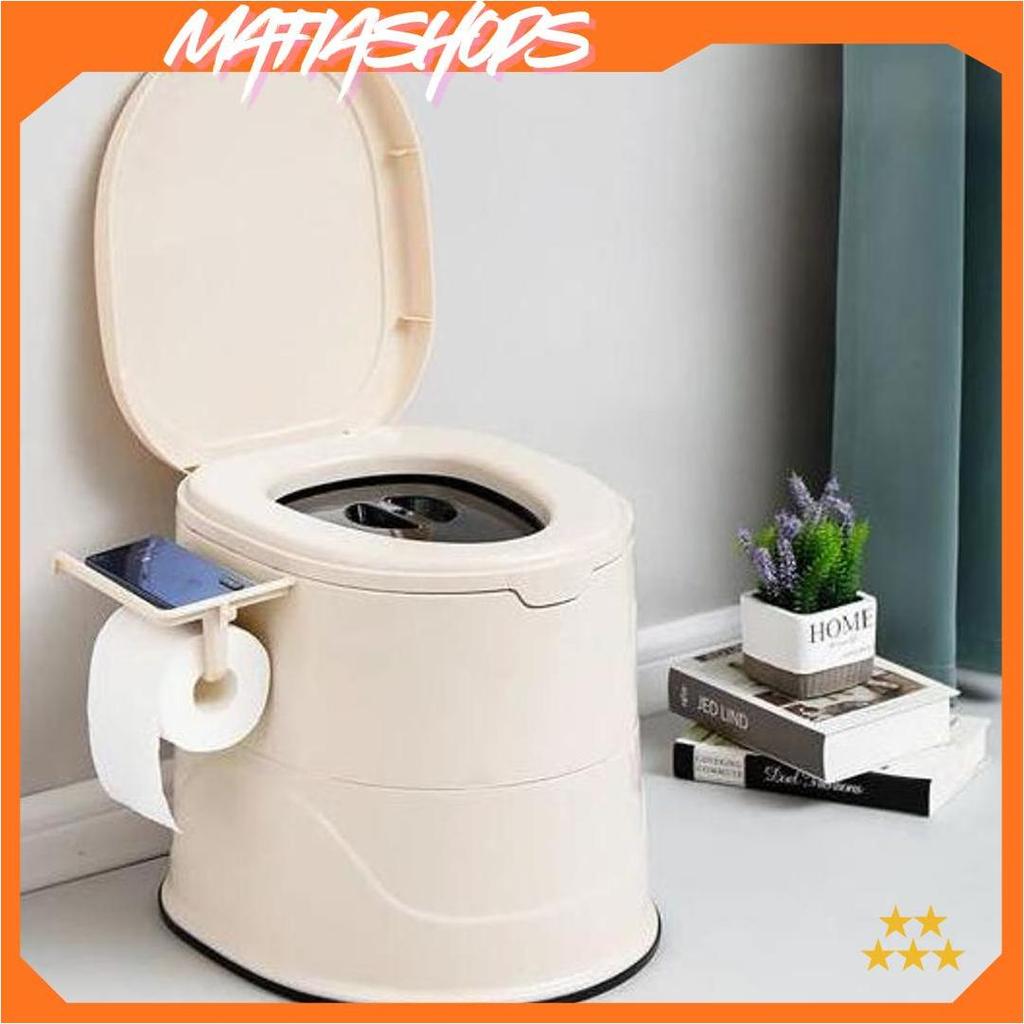 Closet Toilet Duduk Portable + Ember Untuk Lansia & Ibu Hamil - Toilet Duduk Portable Ibu Hamil Lans