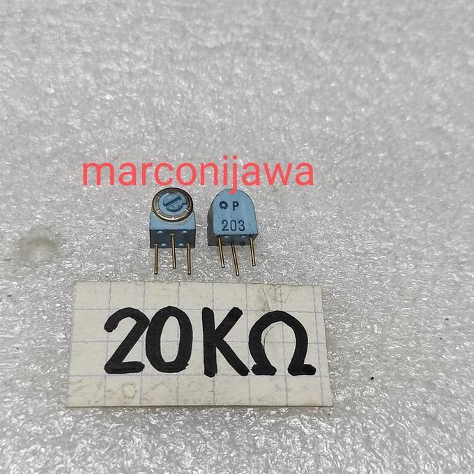 trimpot VR 20K ohm biru japan