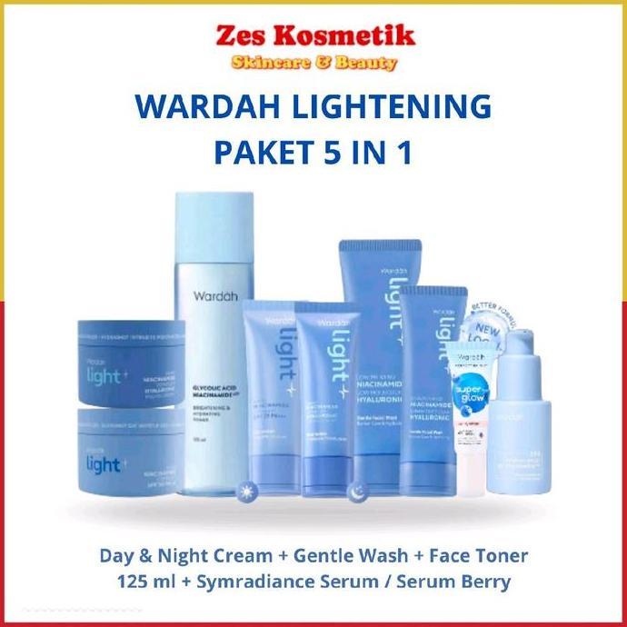 Naysillia_T - Paket Wardah Lightening Series 5In1 Paket Lengkap Perawatan Wajah Facial / Mencerahkan