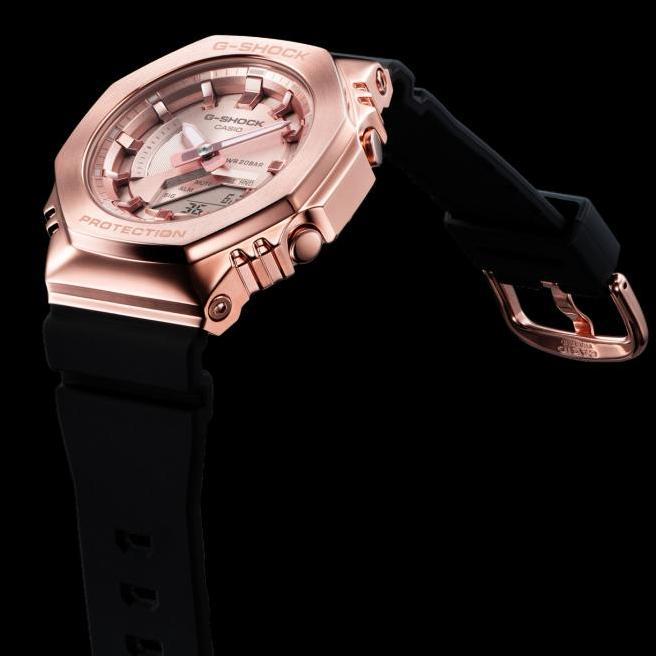 JAM CASIO GSHOCK GMS2100PG / GM-S2100PG-1A4DR METAL COVERED ORI GARANS