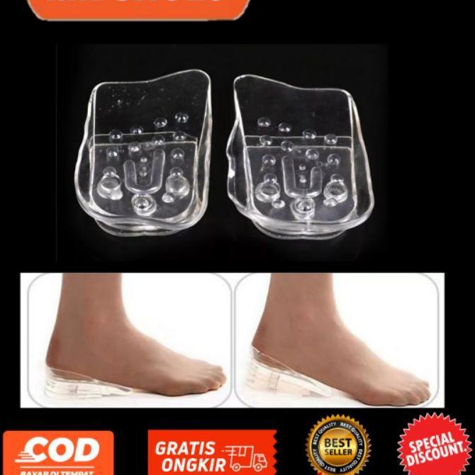 Silikon Sol Peninggi Badan / Insole Peninggi Badan / Insole Peninggi Badan Invisible / Peninggi Bada