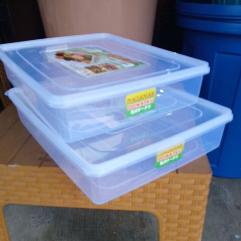 Tempat Donat /Wadah Plastik  Donat  /Tempat Roti/Makanan M