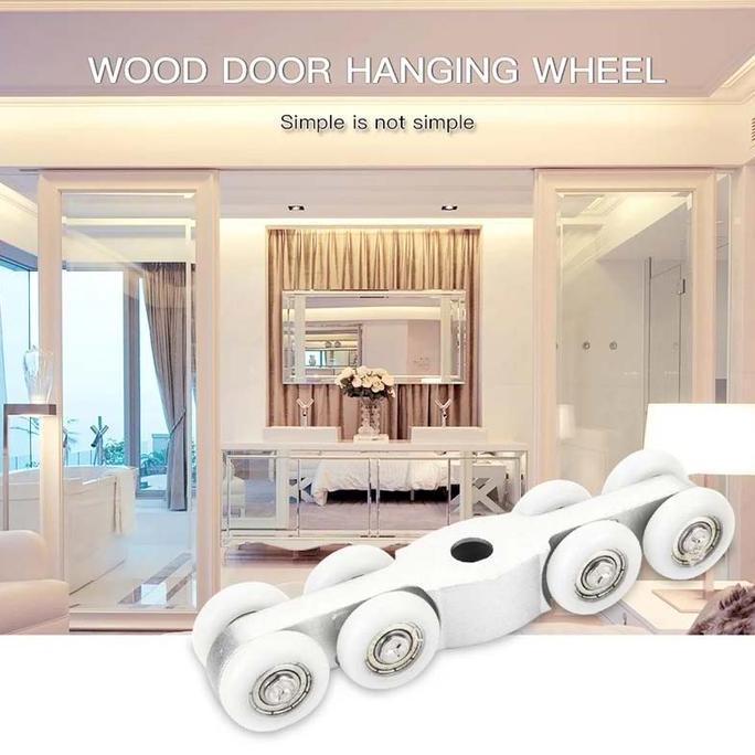 POIRENS Roda Atas Pintu Sliding / Roda Pintu Sliding Gantung / Roda Pintu Gese Dapur Dorong