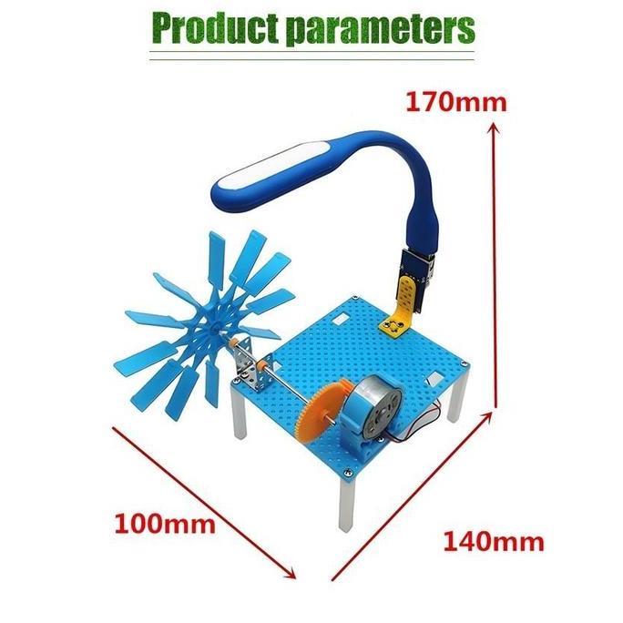 FERAYPO Diy Kit Water Turbin Pembangkit Listrik Tenaga Air / Kincir Air Turbine Turbin Water Water T